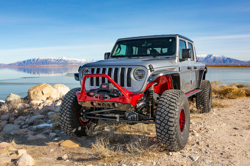 Artec Wrangler JK JL, & Gladiator JT Nighthawk Stinger Front Bumper w- Aluminum Skid