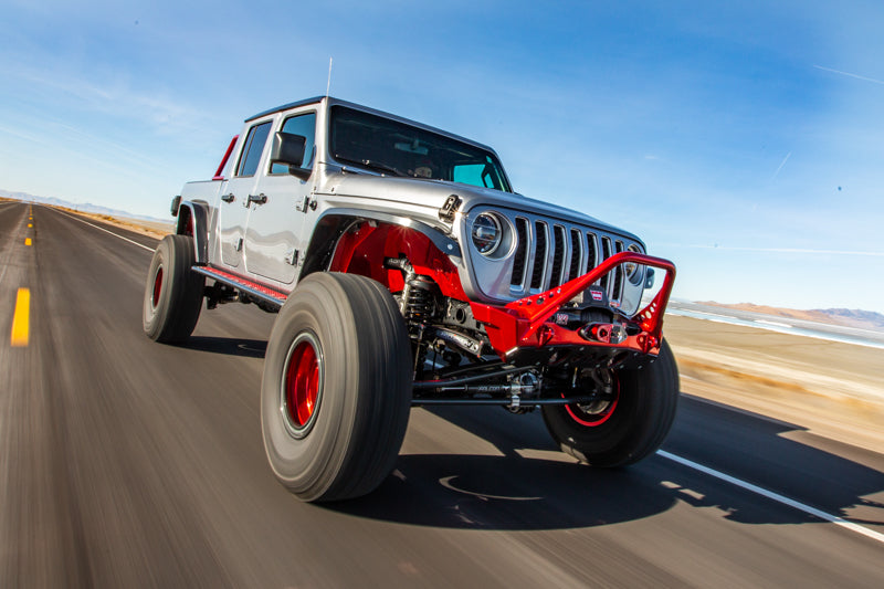 Artec Wrangler JK JL, & Gladiator JT Nighthawk Stinger Front Bumper w- Aluminum Skid