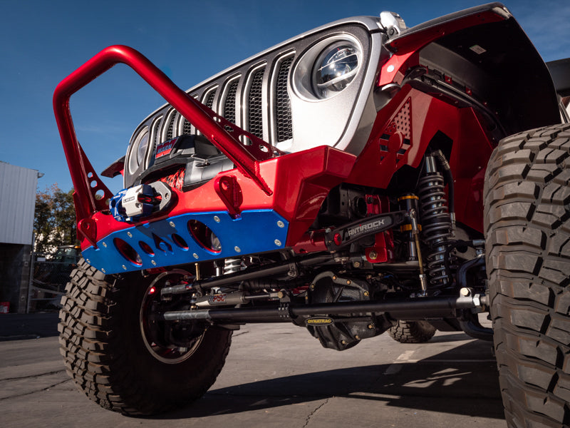 Artec Wrangler JK JL, & Gladiator JT Nighthawk Stinger Front Bumper w- Aluminum Skid