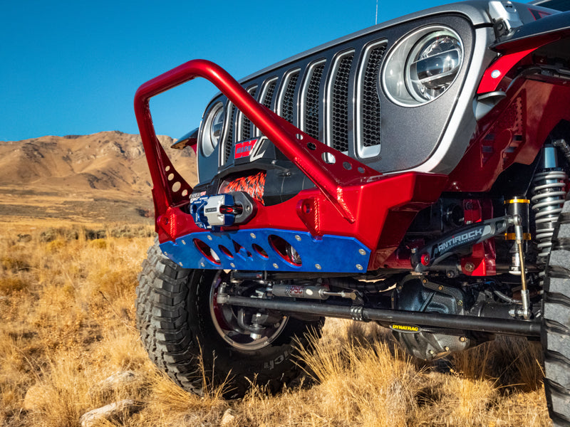 Artec Wrangler JK JL, & Gladiator JT Nighthawk Stinger Front Bumper w- Aluminum Skid