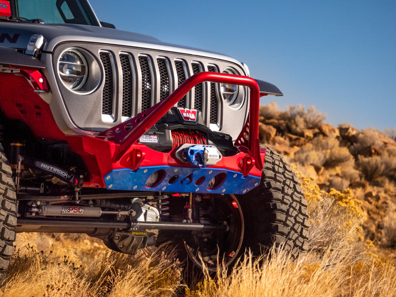 Artec Wrangler JK JL, & Gladiator JT Nighthawk Stinger Front Bumper w- Aluminum Skid