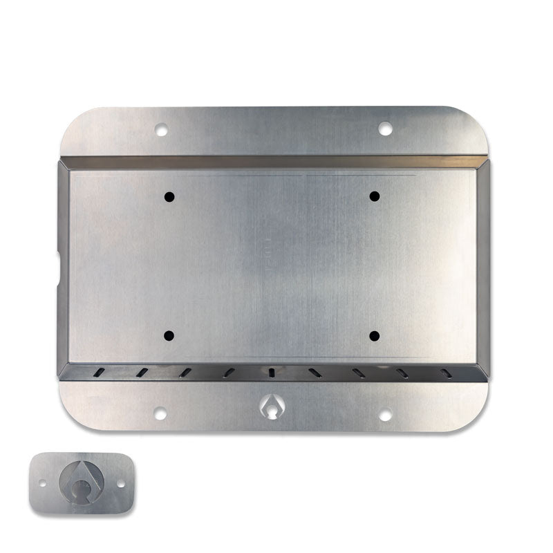 Artec Wrangler JK Spare Tire Delete Kit - Bare Aluminum