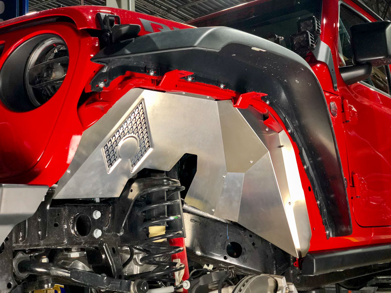 Artec Wrangler JL Exterior Package: Light Brackets and Liners *Free Fender Chop Kit!