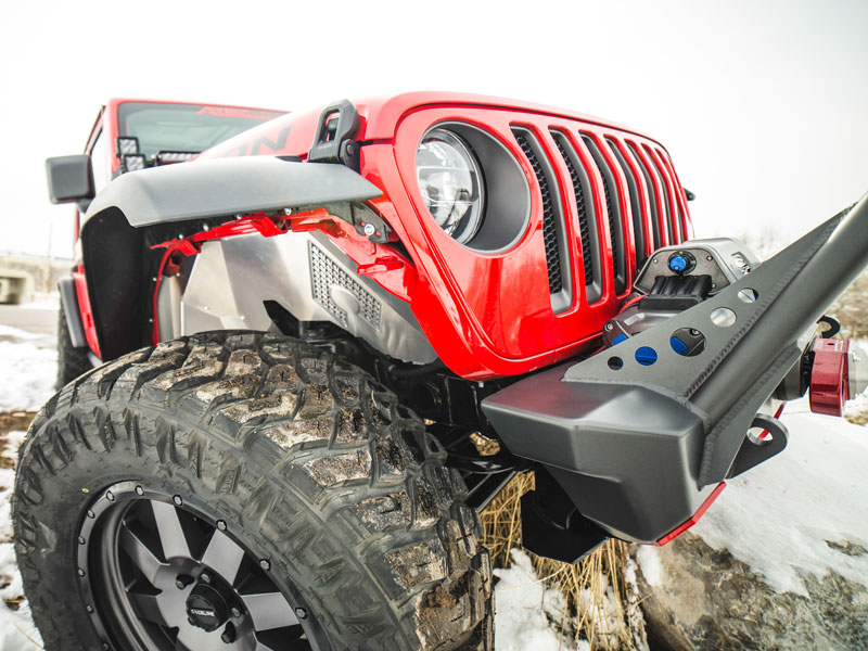 Artec Wrangler JL Exterior Package: Light Brackets and Liners *Free Fender Chop Kit!