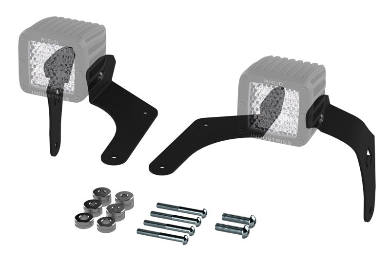 Artec Jeep Wrangler JL A-pillar Single LED Cube Light Mounts