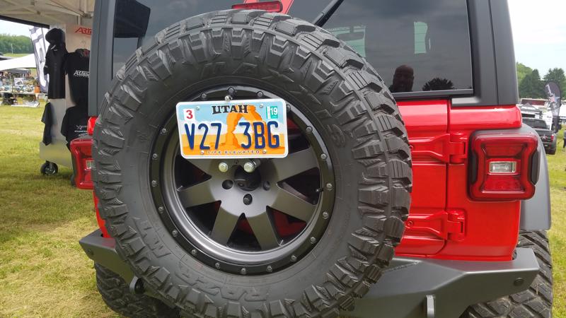 Artec Wrangler JL License Plate Mount