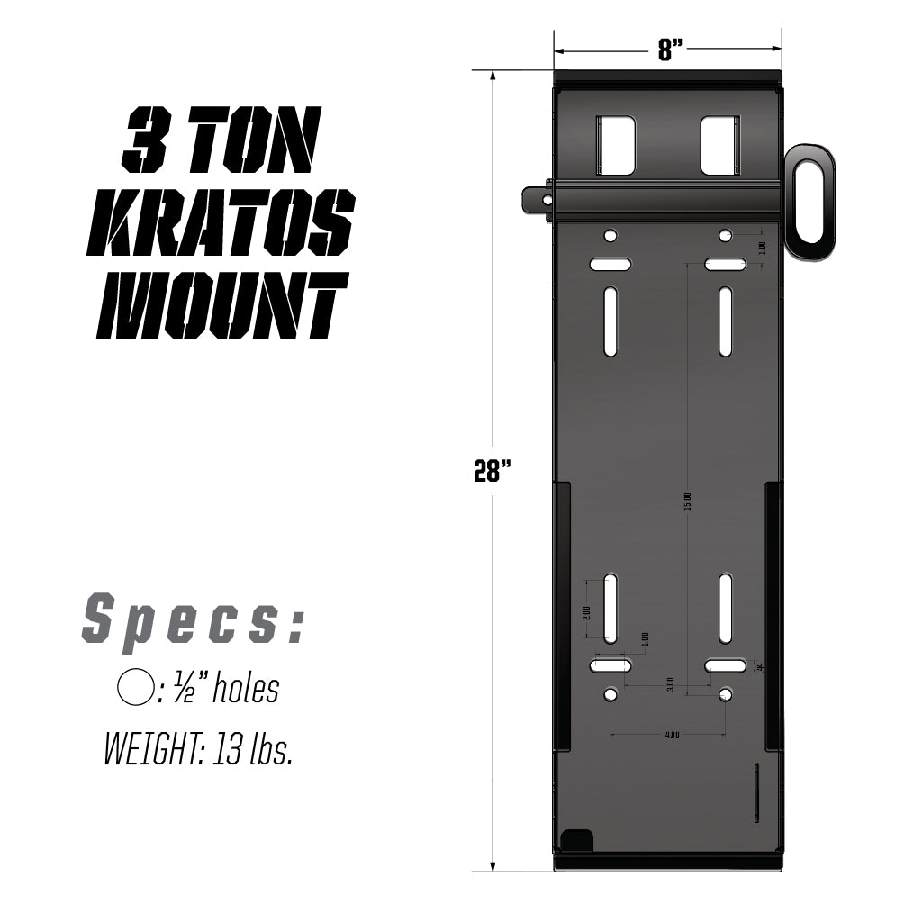 Pro Eagle 3 Ton "Kratos" Jack Mount 3.0