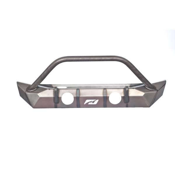 Defensa delantera Motobilt Hammer para Jeep Wrangler JK / JKU con stinger y luces antiniebla
