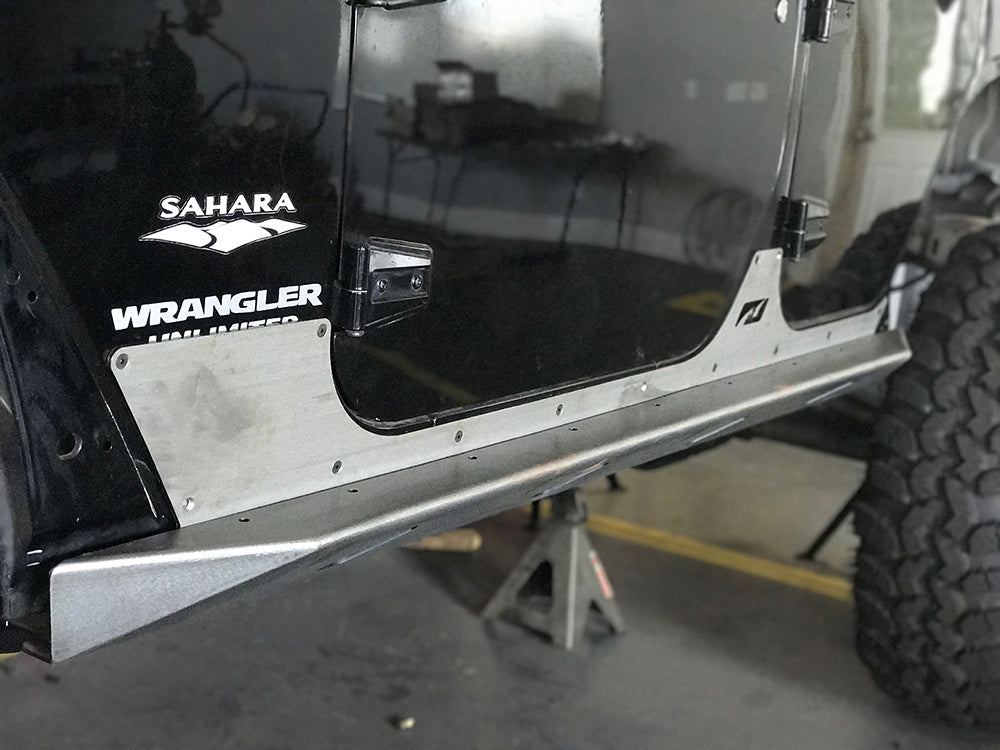 Crusher Rocker Guards w/ Step for Jeep JKU 4 Door