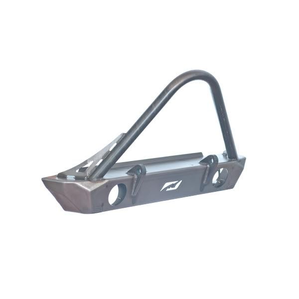 Parachoques delantero Motobilt Jeep Wrangler JK / JKU Hatchet Series con corte de chasis, Stinger y montajes para faros antiniebla