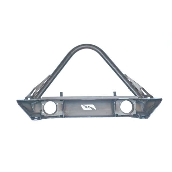 Parachoques delantero Motobilt Jeep Wrangler JK / JKU Hatchet Series con corte de chasis, Stinger y montajes para faros antiniebla
