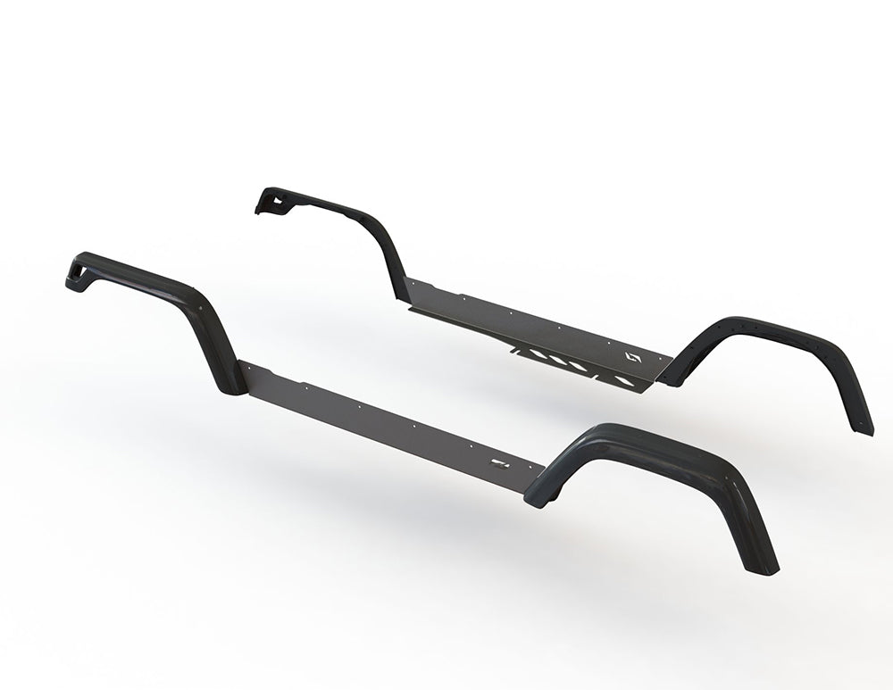 Protecciones de balancines para bengalas de fábrica para Jeep LJ Unlimited