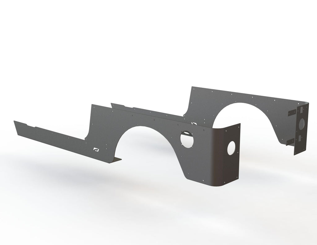 Protecciones de esquina para abertura de rueda de fábrica para Jeep LJ 04-06