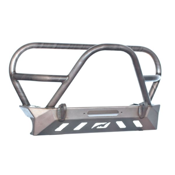 Motobilt Jeep Wrangler YJ / TJ / LJ Crusher Front Bumper w/ Grill Hoop & Stinger