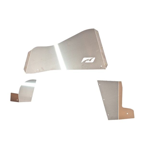 Guardabarros interiores traseros de aluminio para Jeep JK / JKU