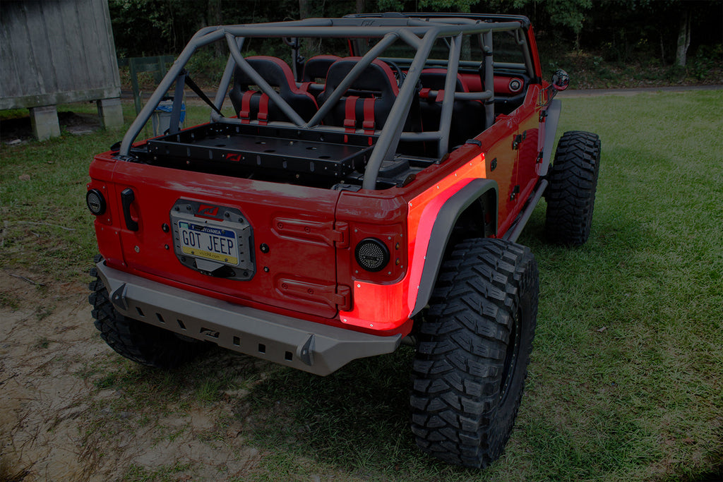 Armadura de esquina trasera para Jeep JLU 4 puertas