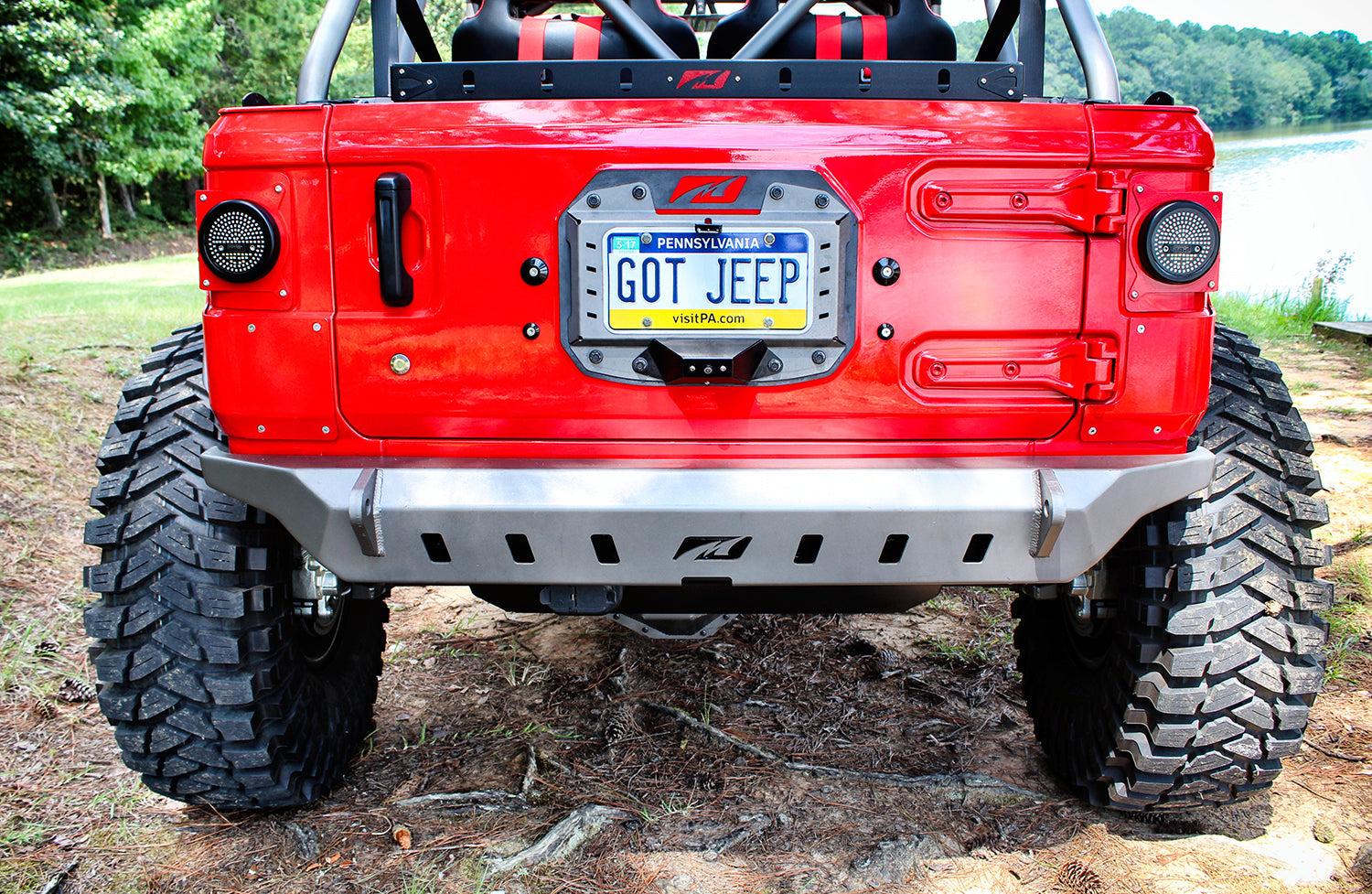 Armadura de esquina trasera para Jeep JLU 4 puertas