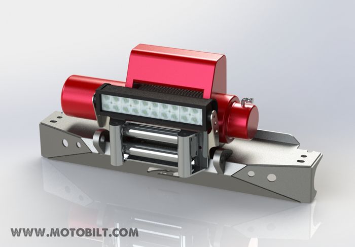 Winch Fairlead 13.5" LED Light Bar Mount