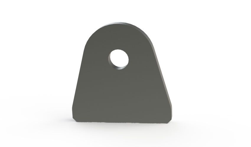 Buje de poliuretano o pestaña de amortiguador con base de 2.5 pulg.