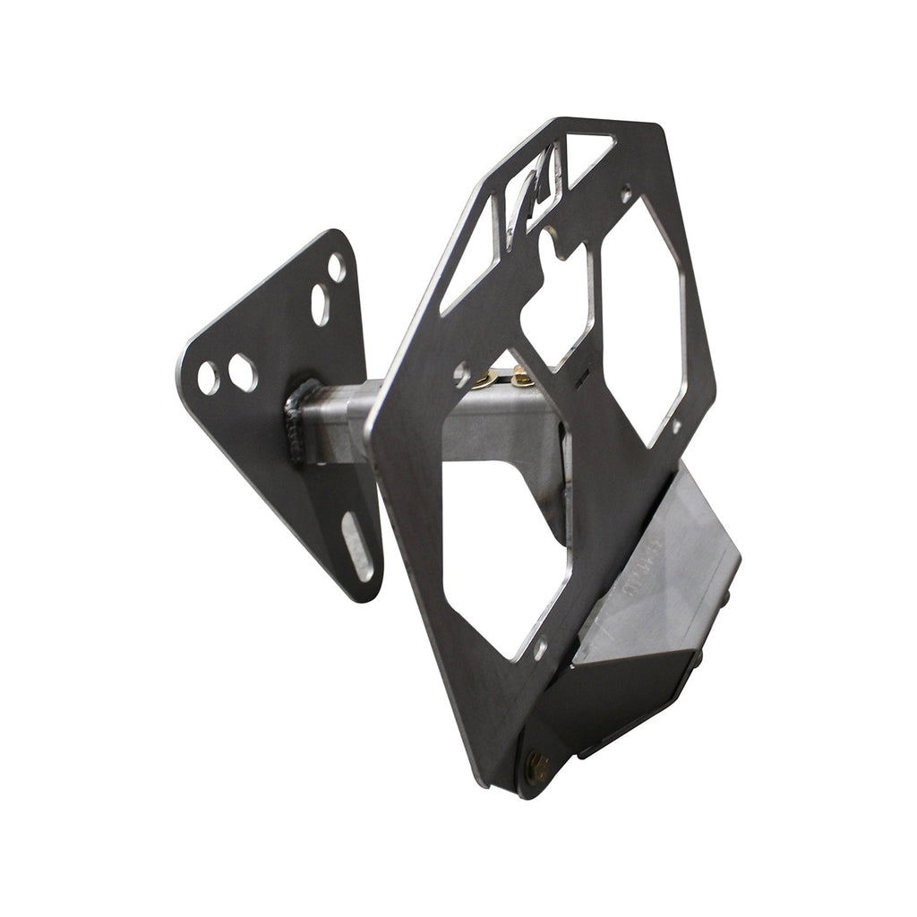 Kit de reubicación de matrícula de repuesto con soporte para cámara y luz de matrícula para Jeep JL