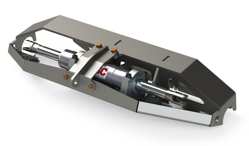 Refuerzo de eje delantero/Soporte para ariete de dirección Dana 60 Chevy
