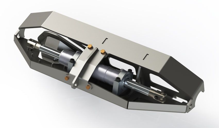 Refuerzo de eje delantero/Soporte para ariete de dirección Dana 60 Chevy