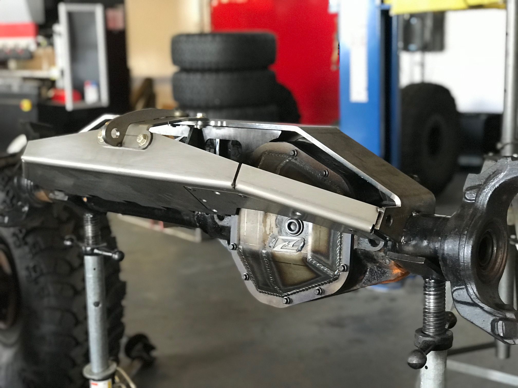Soporte de eje/montaje de ariete de dirección Super Duty Dana 60 05 en adelante