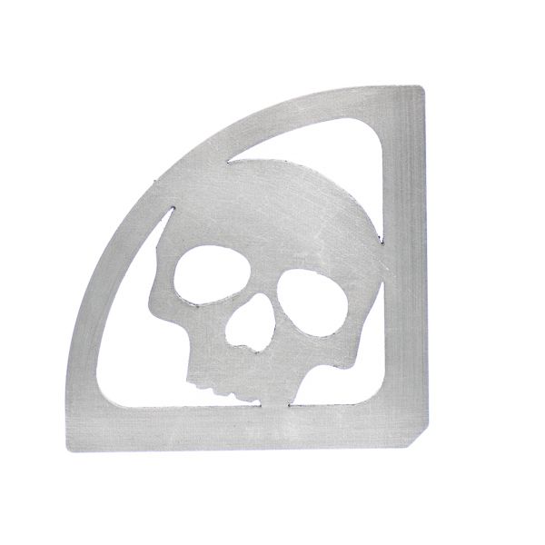 Escudete de Calavera de 4"