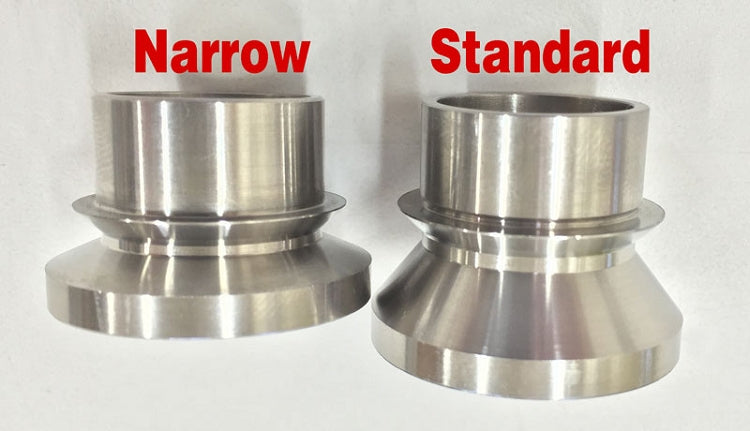Artec Narrow 7/8" high misalignment spacers SS (pair)