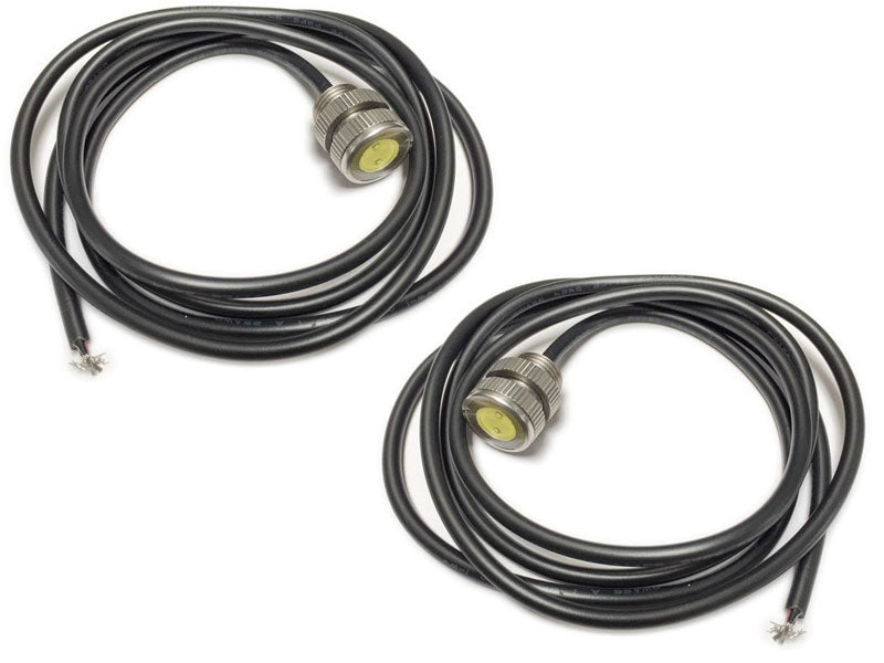 Artec (2-PACK) - LED Bolt lights - 3 watt, Stainless Steel, 11mm, Silver
