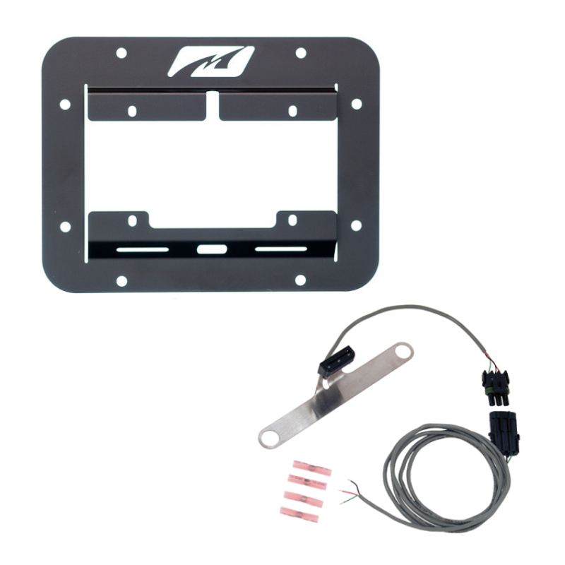 Soporte de matrícula para eliminar llanta de repuesto para Jeep JK / JKU