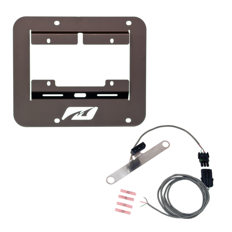 Soporte de matrícula para eliminar rueda de repuesto para Jeep YJ / TJ / LJ