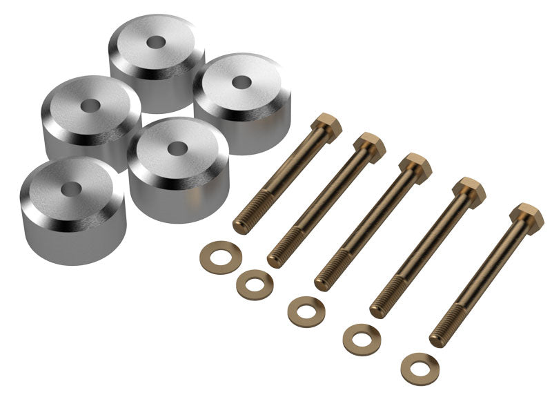 Kit de espaciadores para la carrocería de aluminio TJ